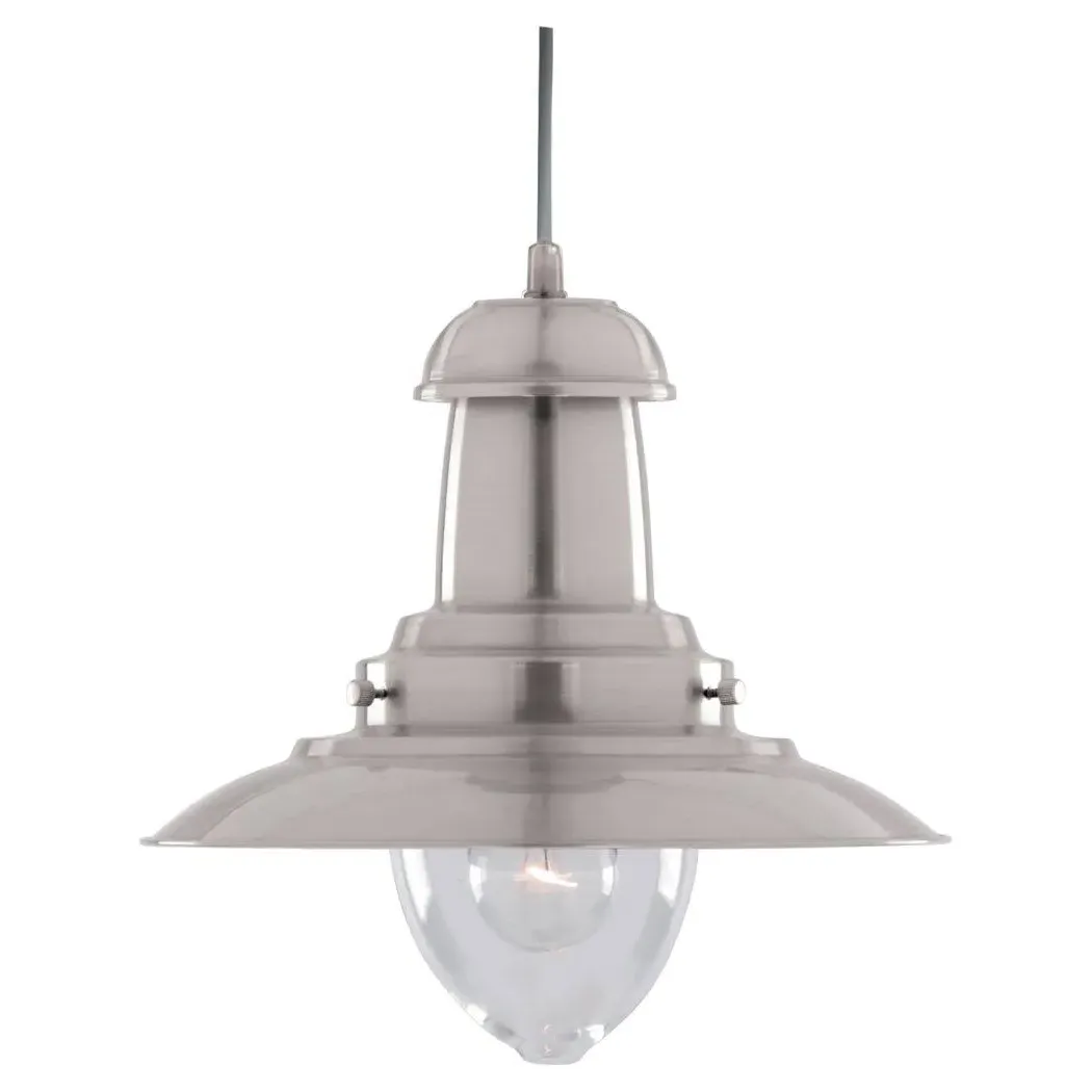 Fisherman Lantern Ceiling Light - Satin Chrome product