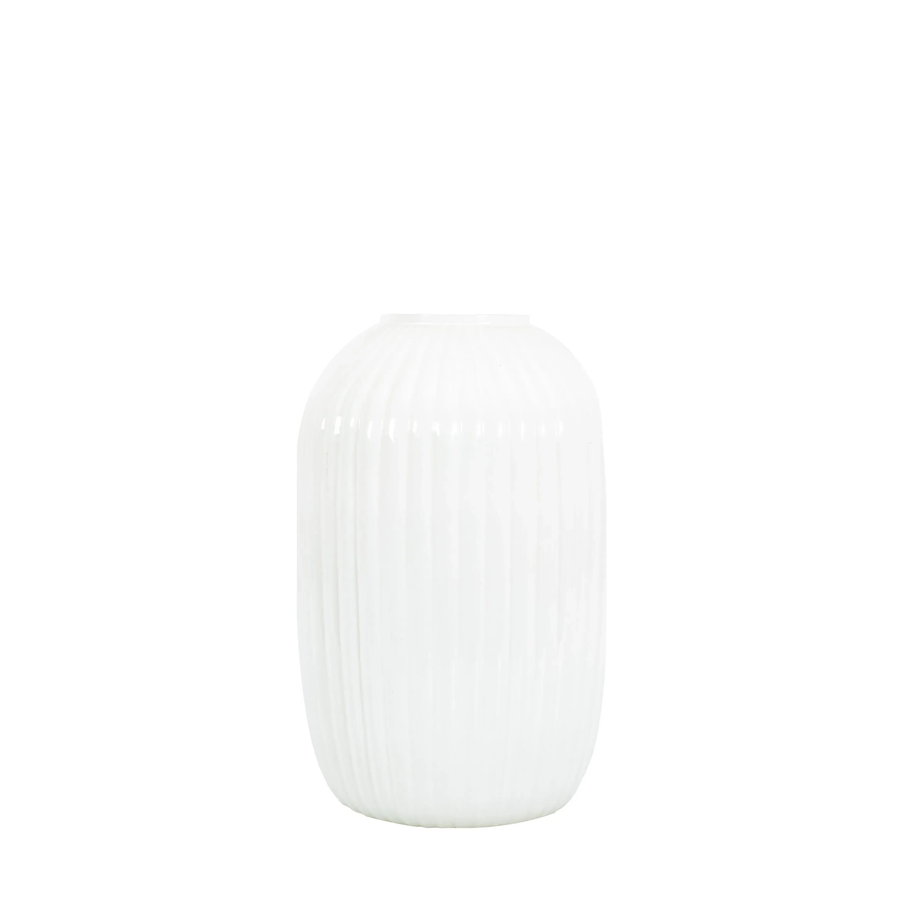 Fjord Medium Vase - White, Glass product