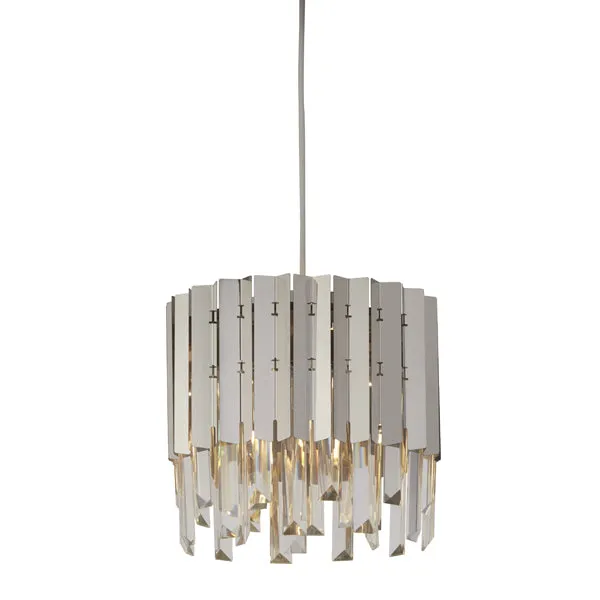 Florena Ceiling Light Shade - Smoked & Clear Glass product
