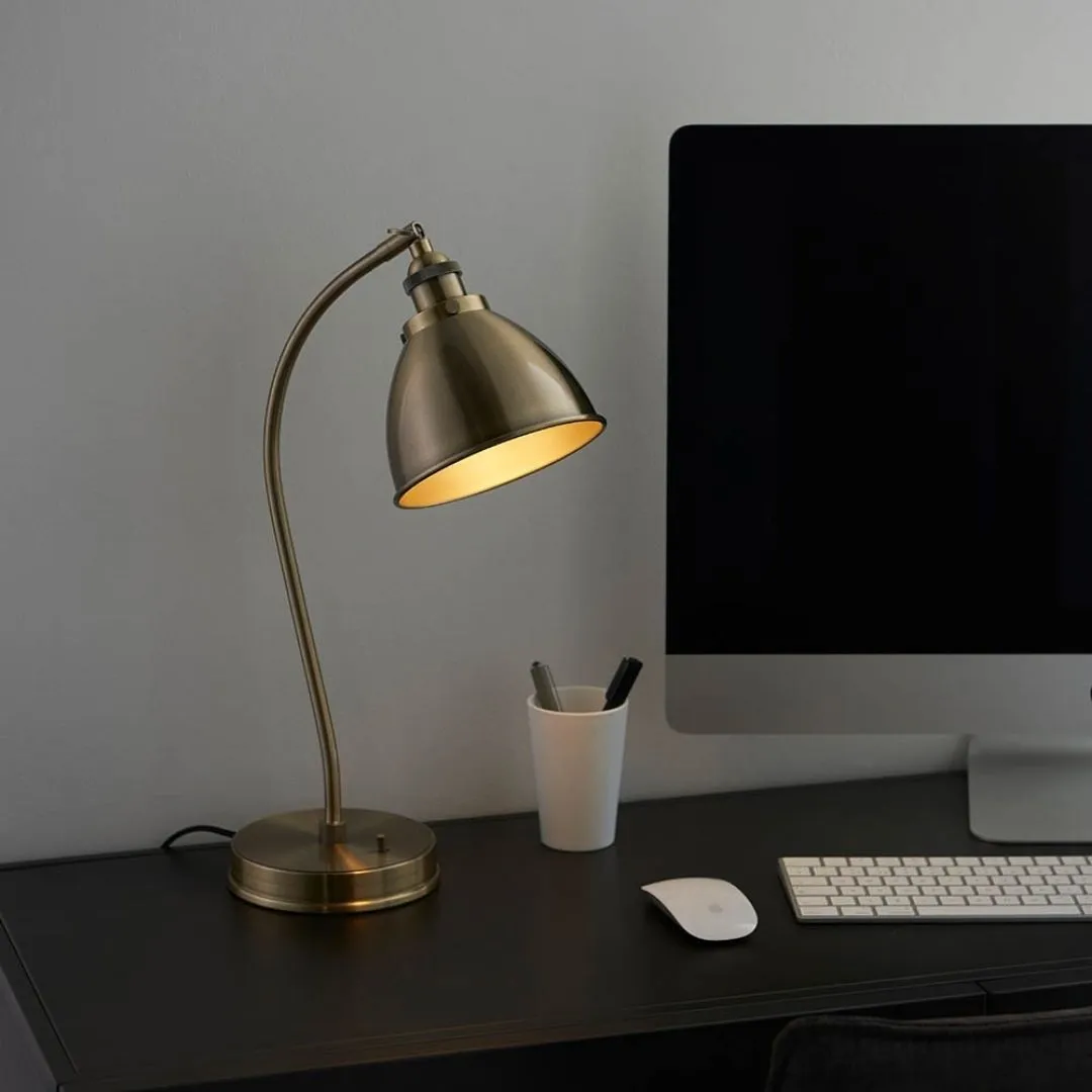 Franklin Desk Table Lamp - Antique Brass product