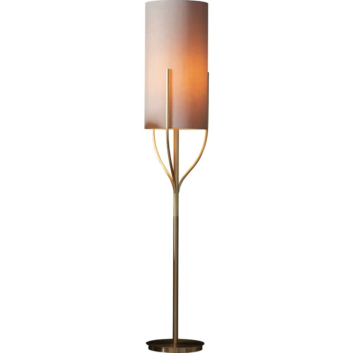 Fraser 1-Light Floor Lamp - Satin Brass product