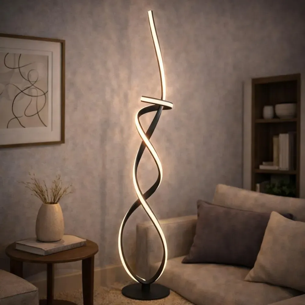 Fraser LED Floor Lamp - Matt Black product