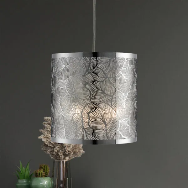 Freddie Pendant Light Shade - Polished Chrome product