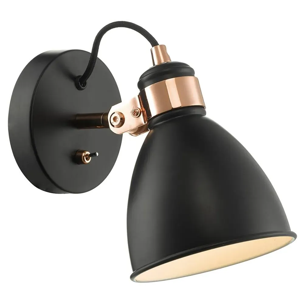 Frederick Wall Light - Black, Metal product