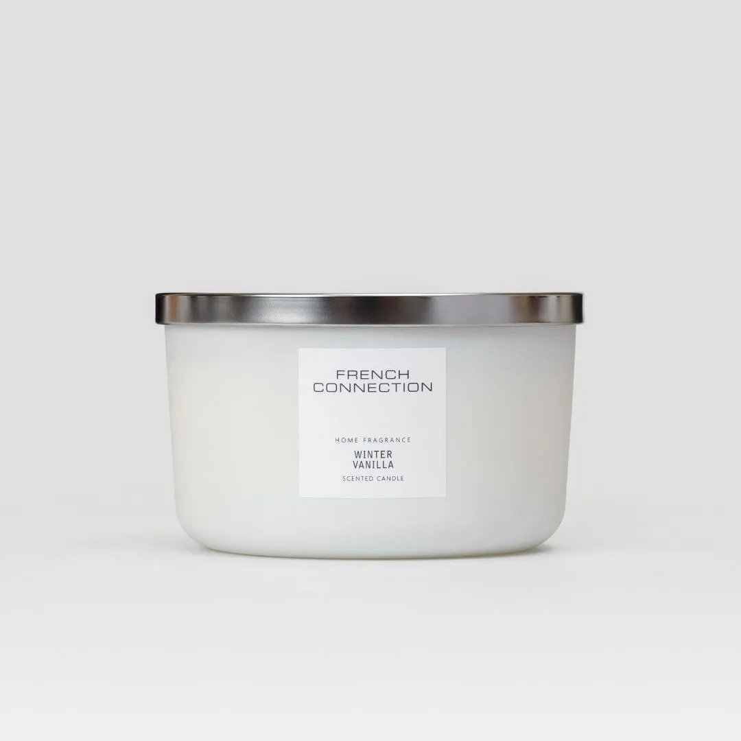 French Connection 3-Wick Scented Candle - Winter Vanilla product