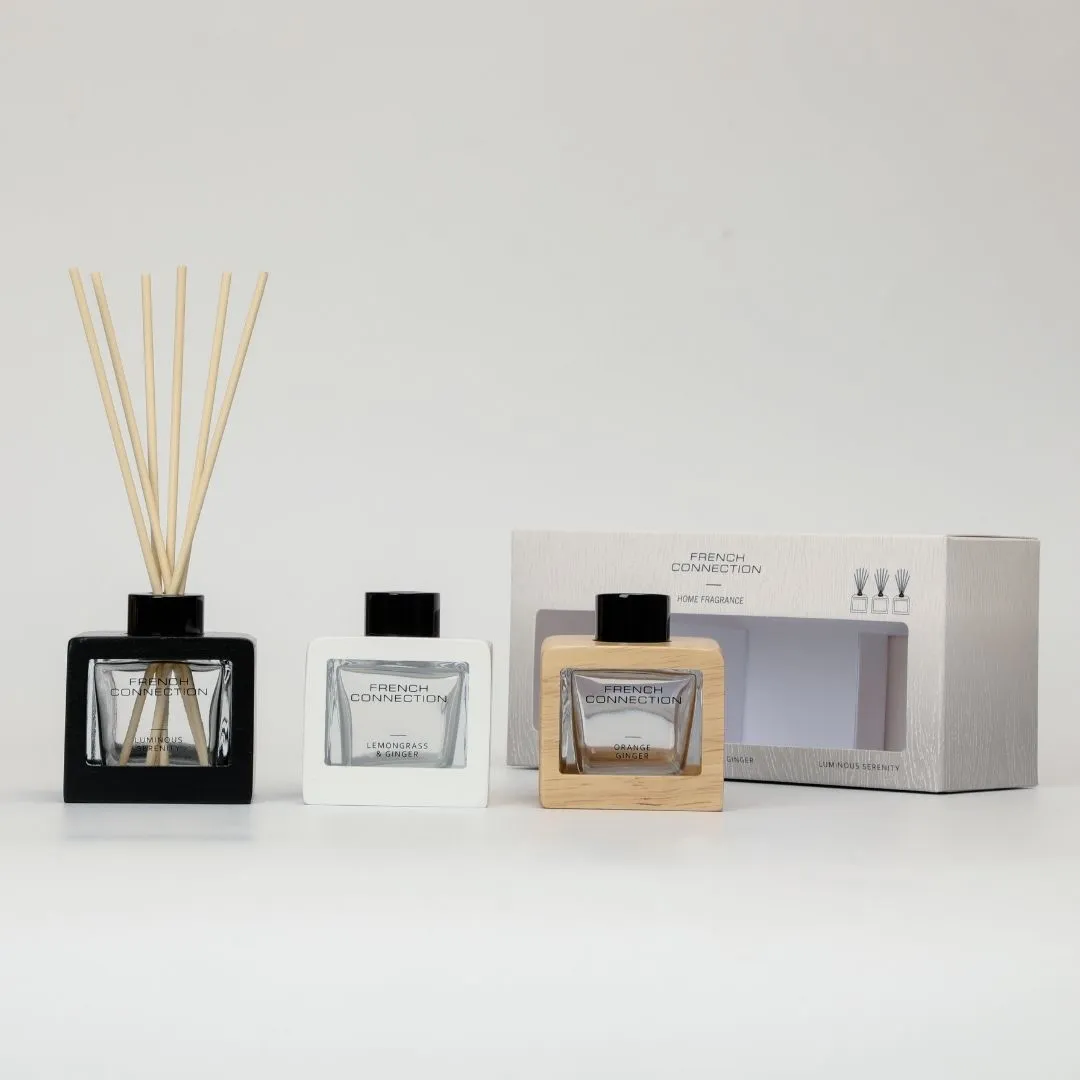 French Connection Set of 3 Mixed Reed Diffusers - 50ml product