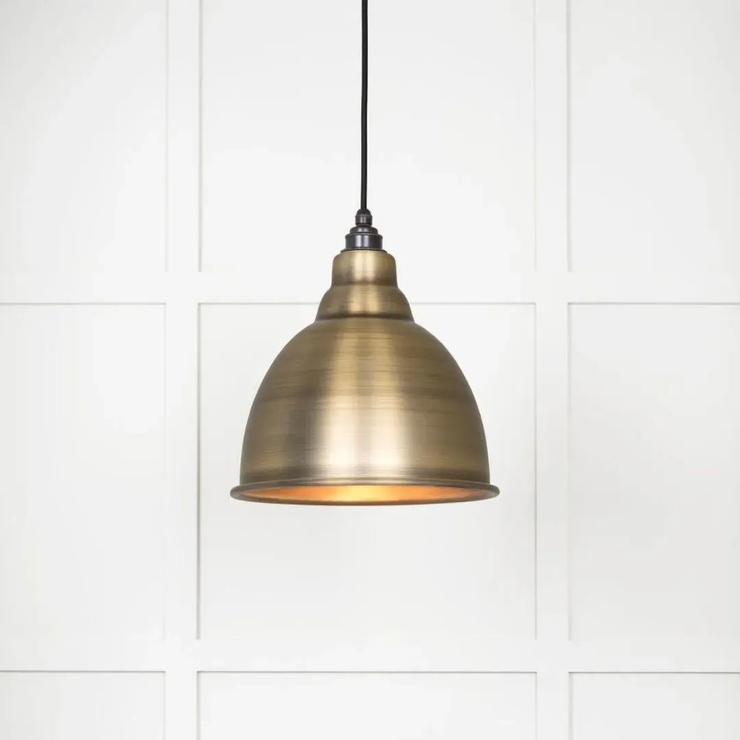 From the Anvil Brindley Pendant Ceiling Light - Aged Brass product