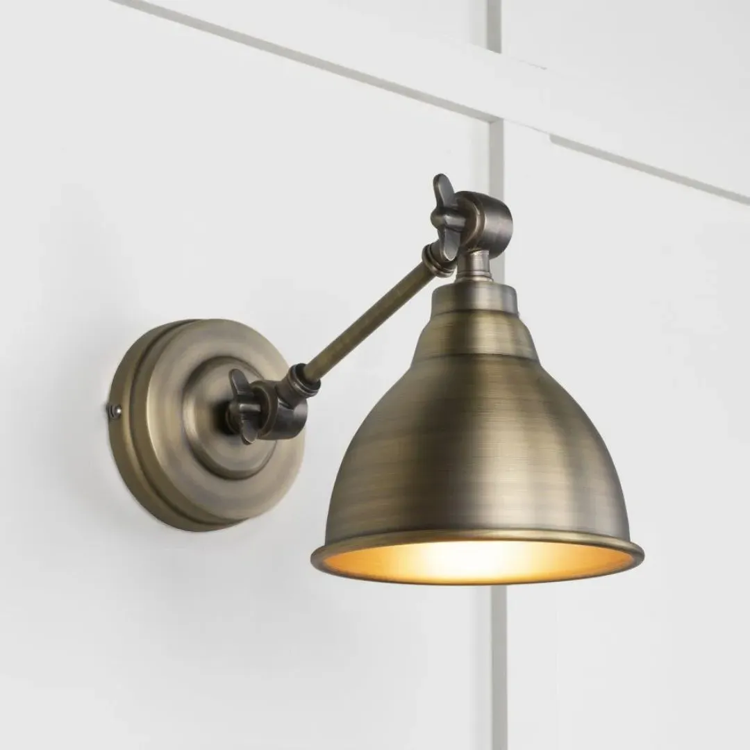 From the Anvil Brindley Wall Light - Aged Brass product
