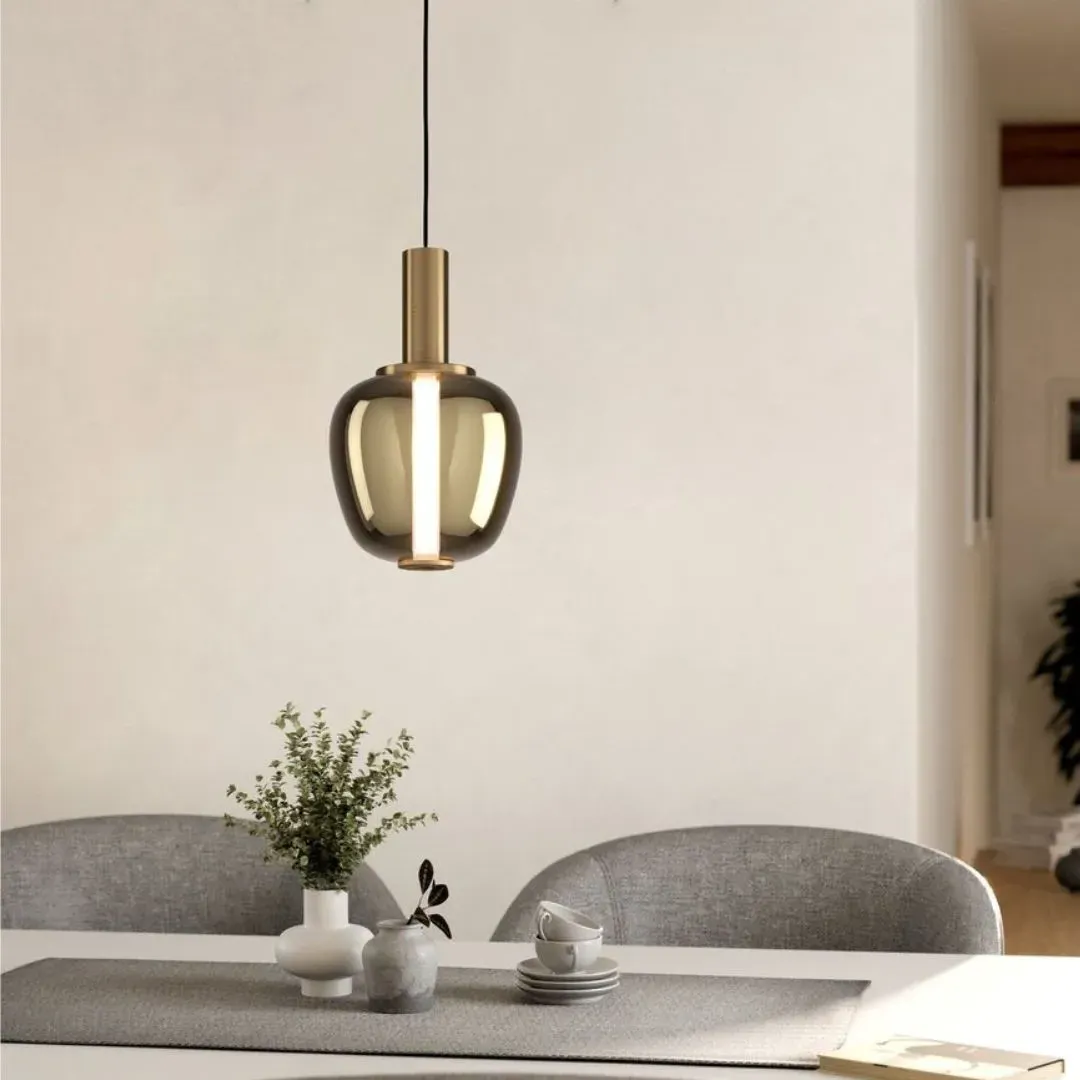 Fruitera LED Pendant Ceiling Light - Gold, Glass product