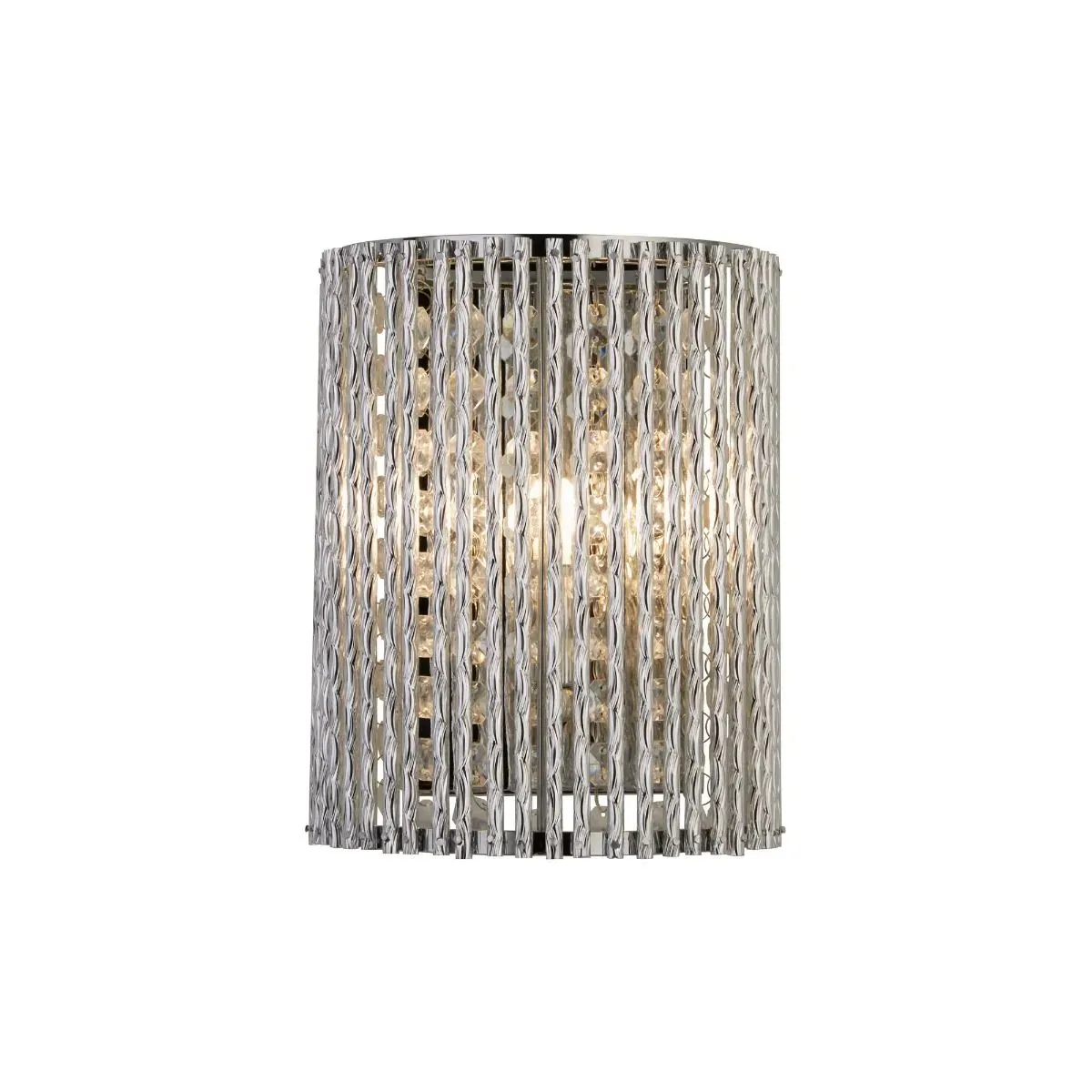 Gabbanna 1-Light Wall Light - Polished Chrome, Crystal product