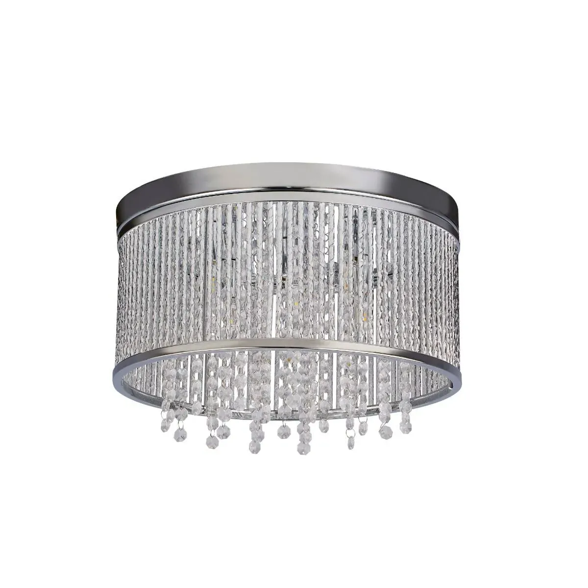 Gabbanna 5-Light Semi Flush Ceiling Light - Chrome, Crystal product