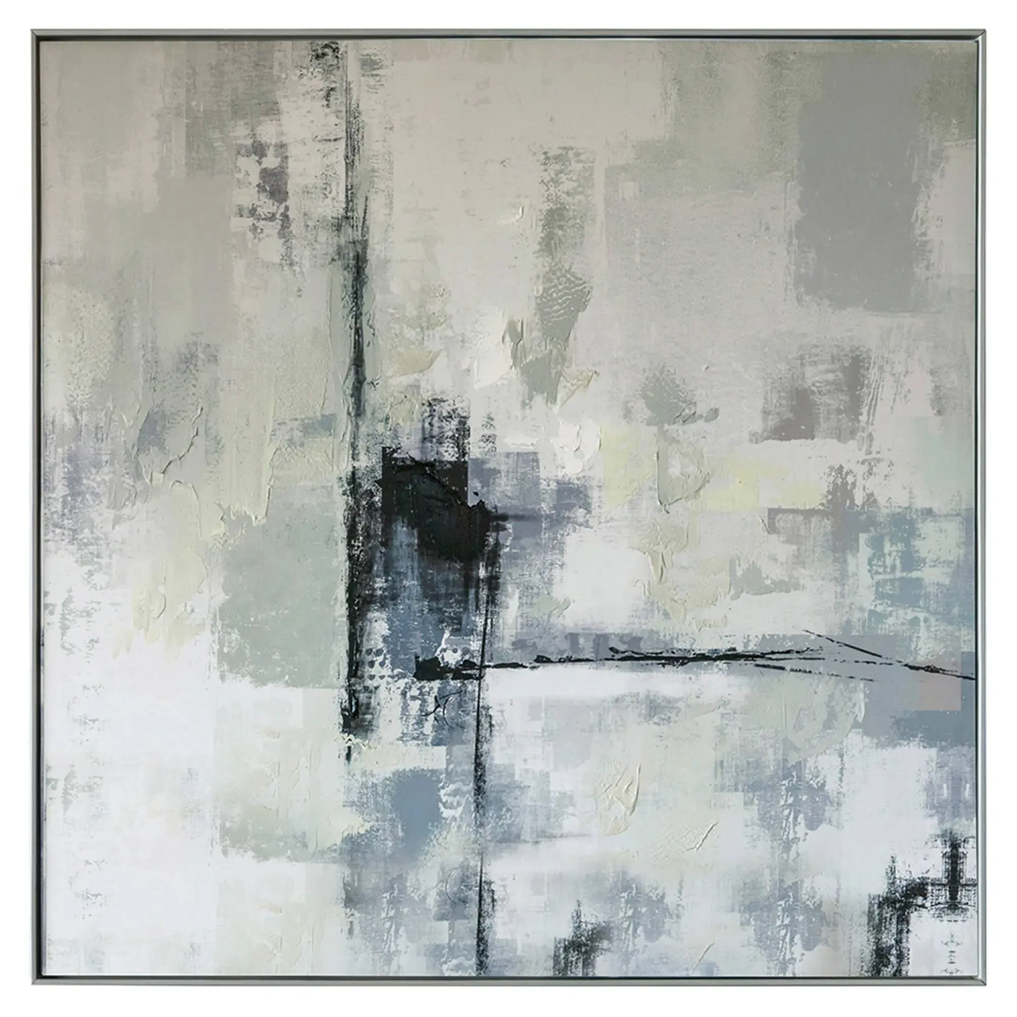 Gallery Direct Urban City Scape Wall Art - Silver product
