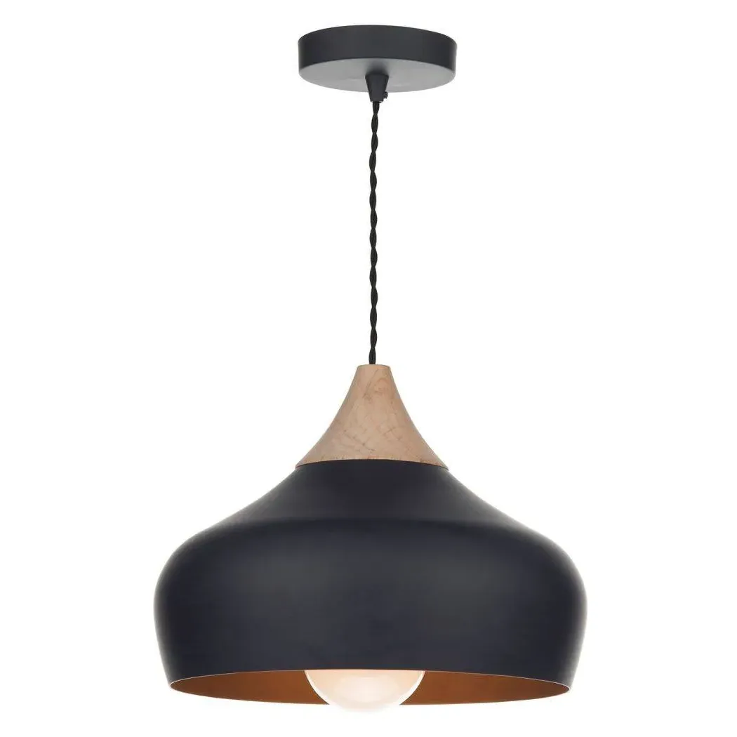 Gaucho Pendant Ceiling Light - Black, 32cm product