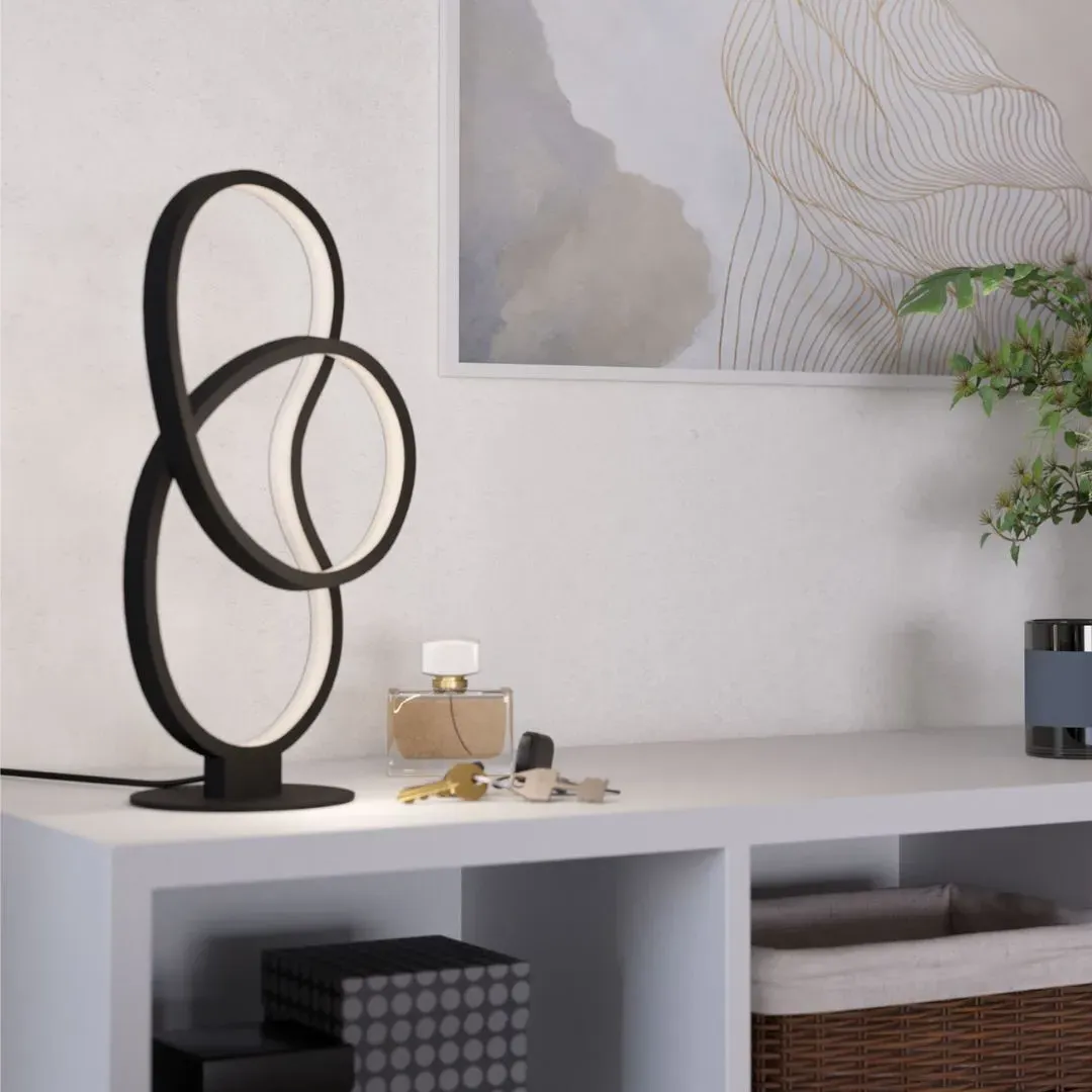 Gianella Twisted LED Table Lamp - Black product