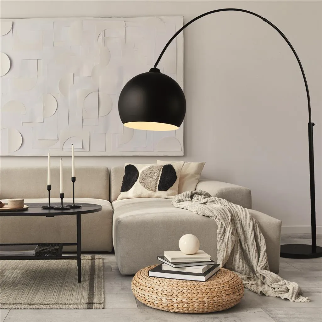 Giant Arc Floor Lamp Adjustable Height - Matte Black product