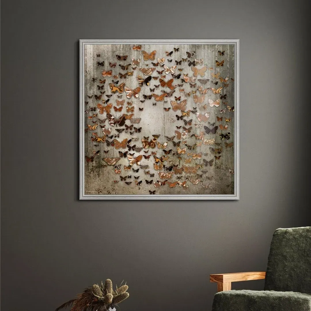 Gilded Wings Ulyana Hammond Framed Wall Art - Grey product