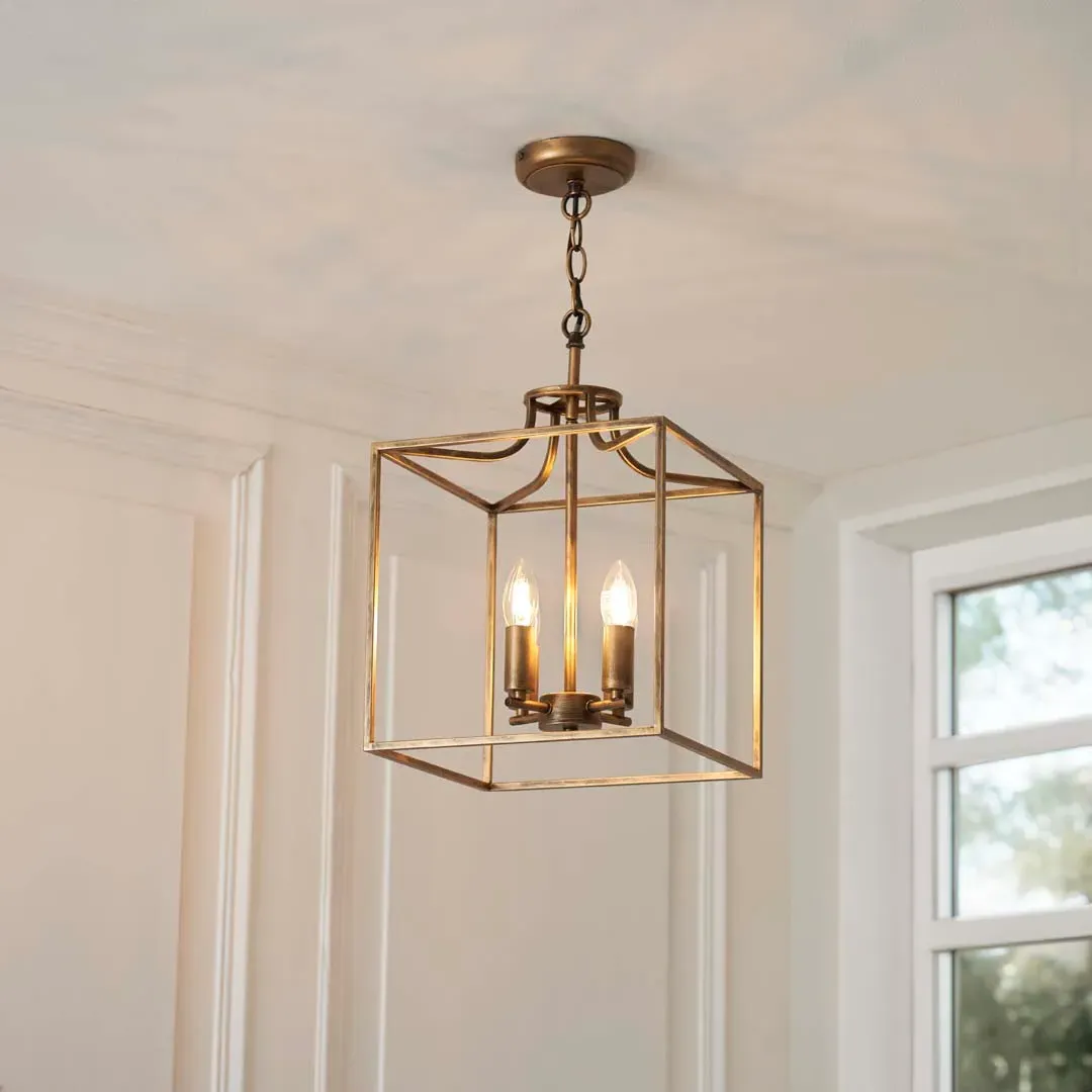 Grove Ceiling Light Pendant Dimmable - Matte Antique Brass product