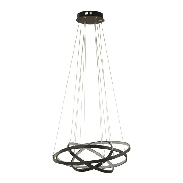Gunnar 4 Band LED Ceiling Pendant - Black product