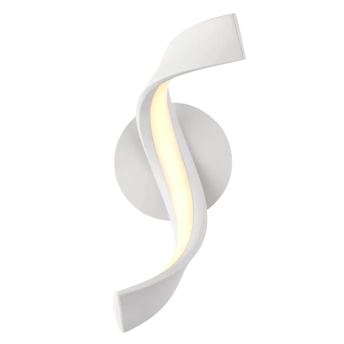 Gwyn LED Twisted Wall Light - White product