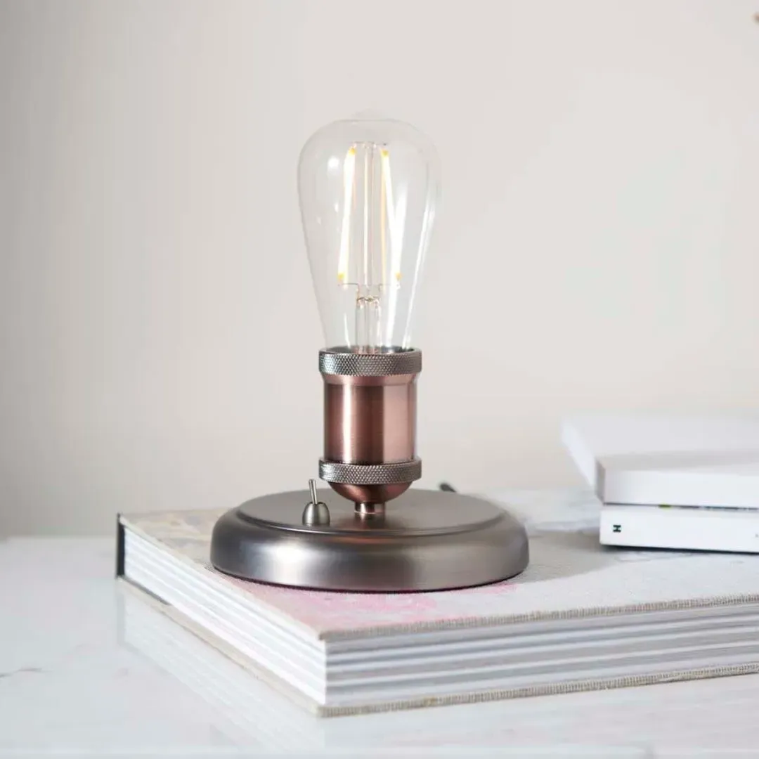 Hal 10cm Table Lamp - Copper, Pewter product