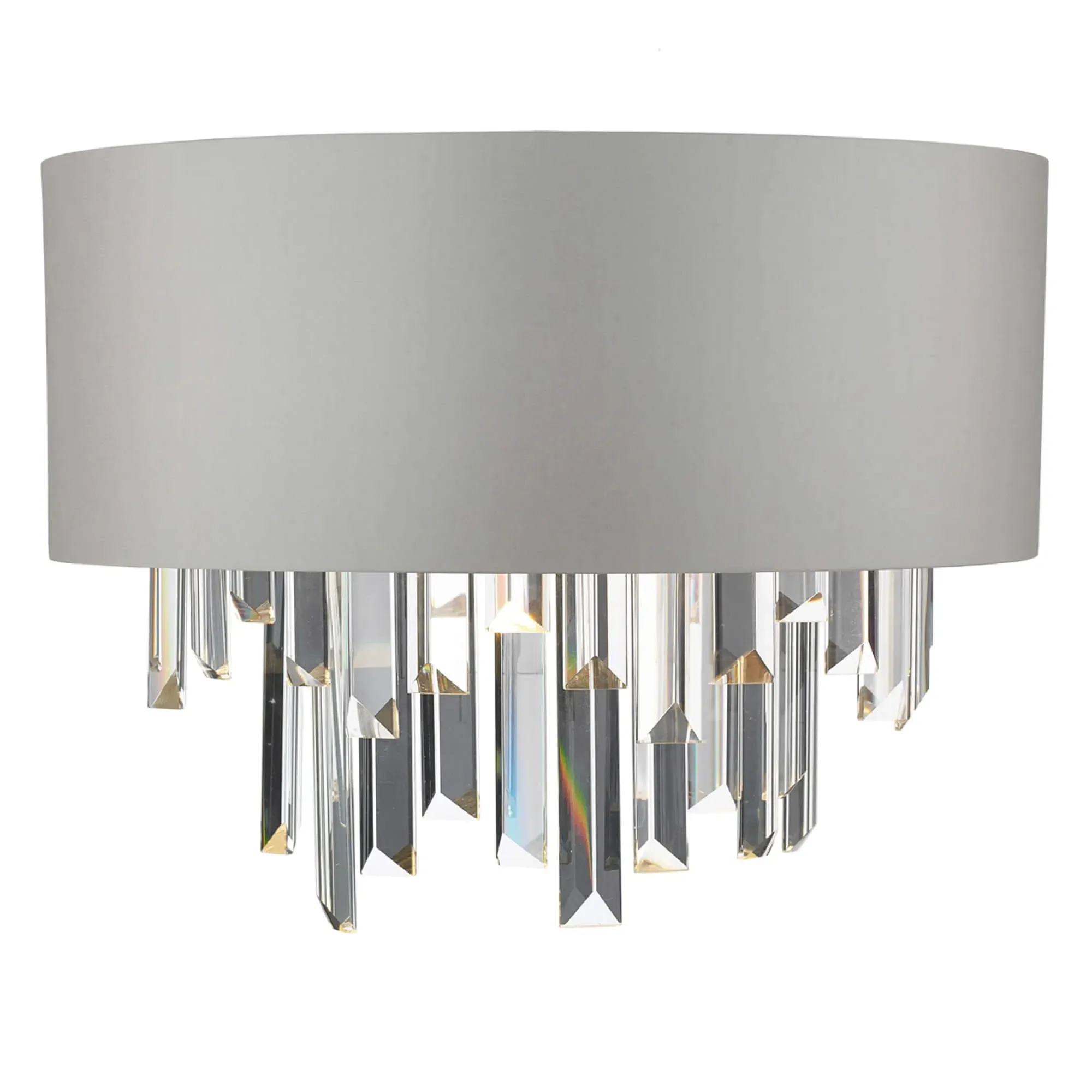 Halle Wall Light with Crystals - Grey product