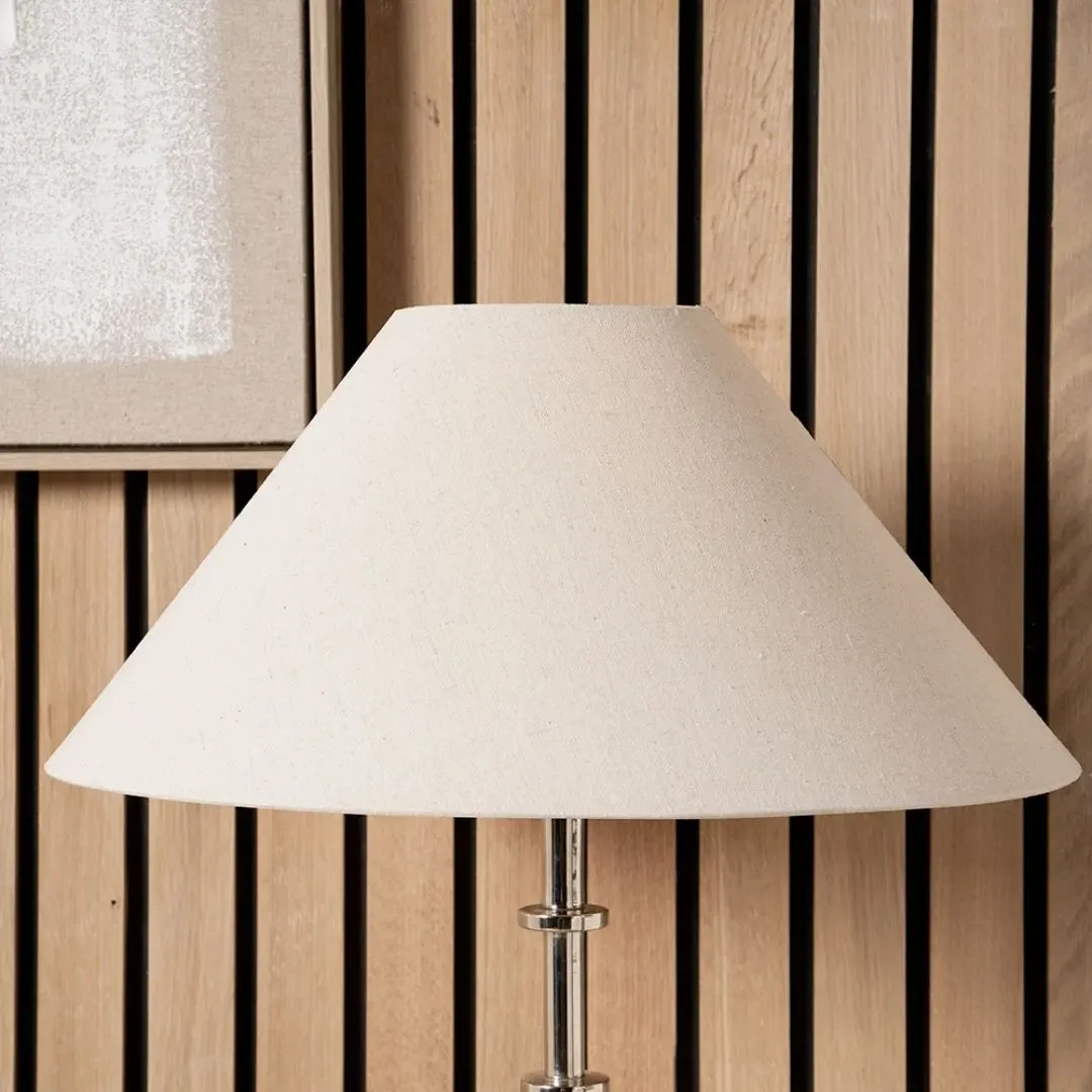 Harley 40cm Coolie Lamp Shade - Cream, Hopsack Cotton product