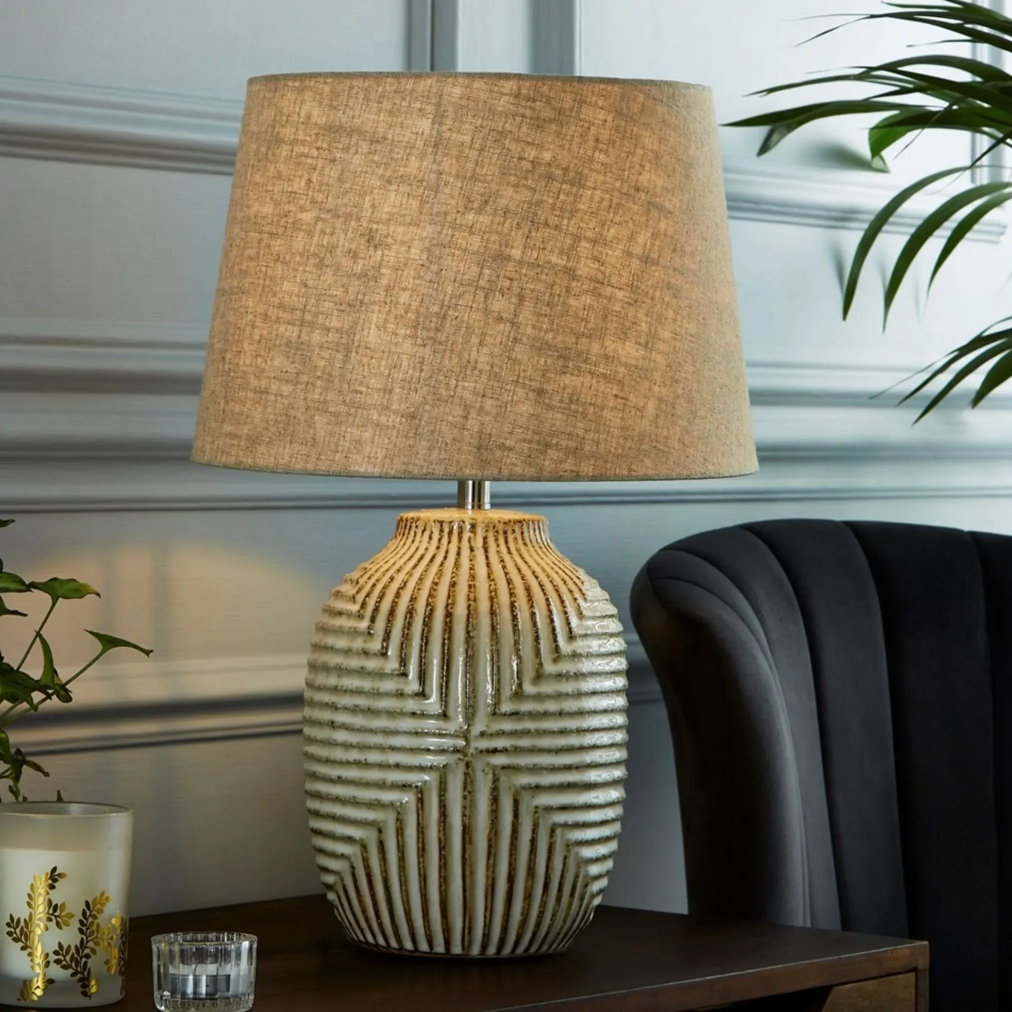 Harmony Ceramic Table Lamp - Champagne product