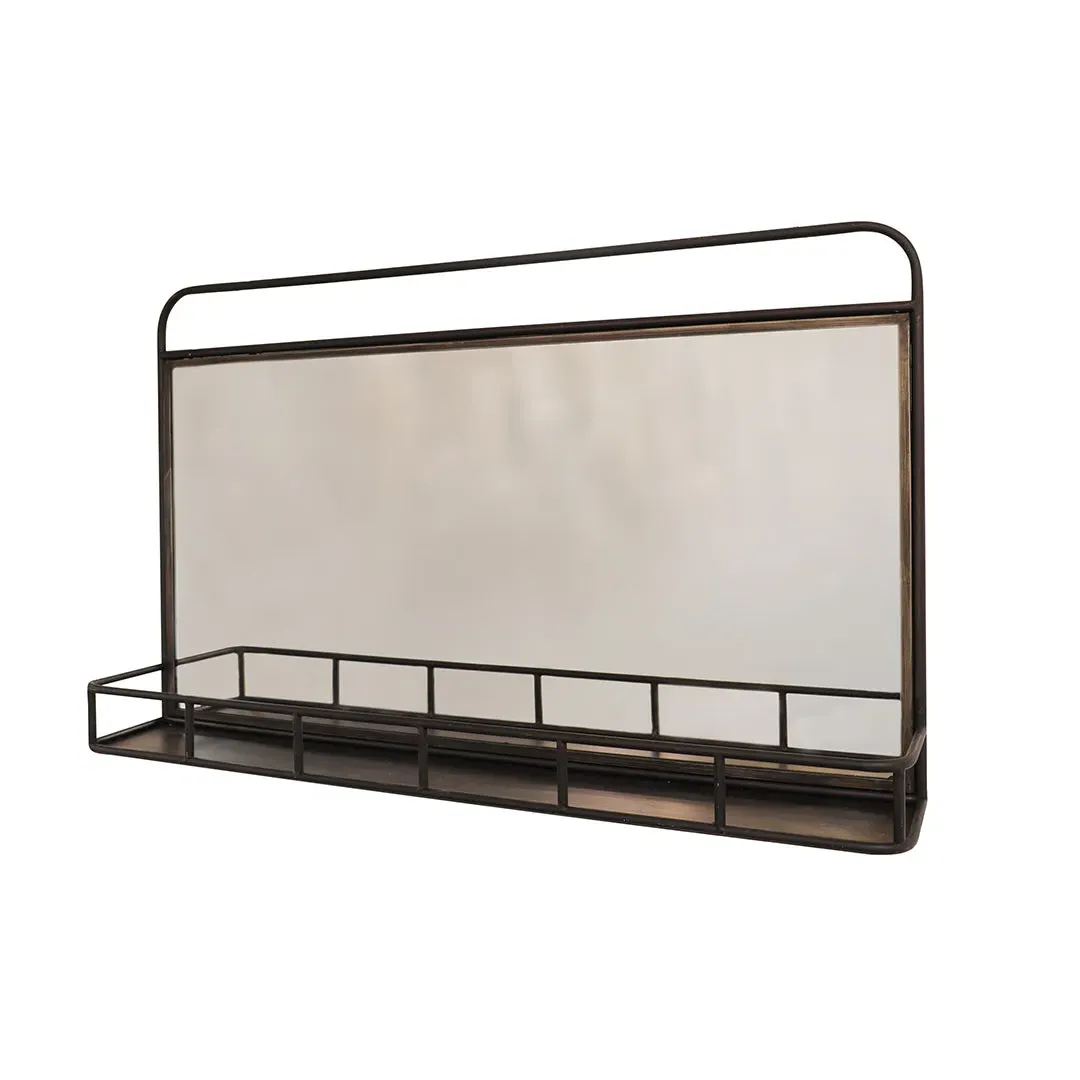 Haus Rectangular Mirror with Shelf product
