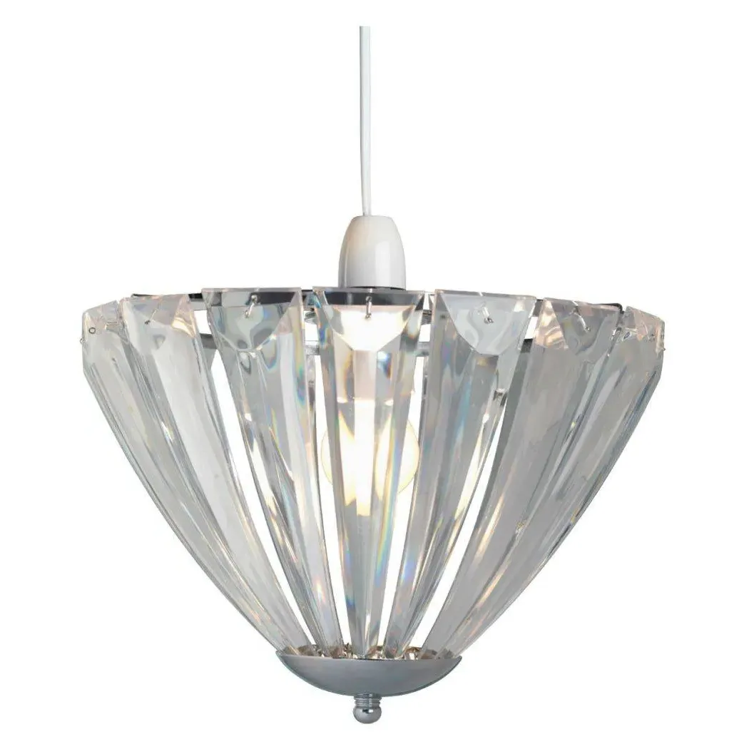 Haven Drop Pendant Light Shade - Clear, Acrylic product