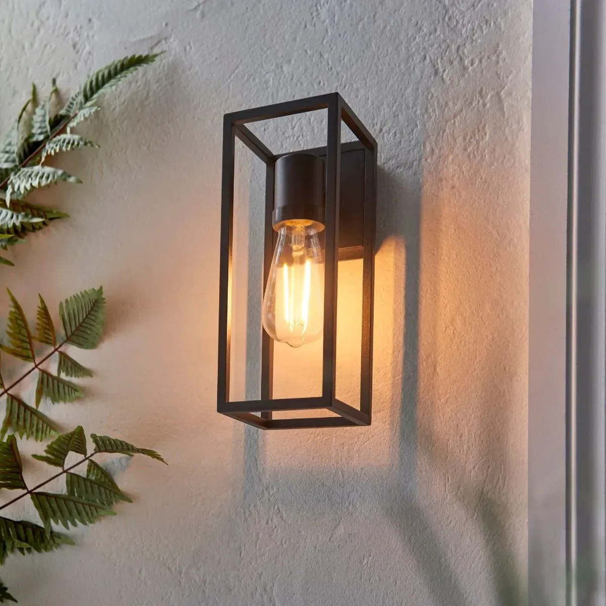 Herbert 1 Light IP44 Wall Light - Black product