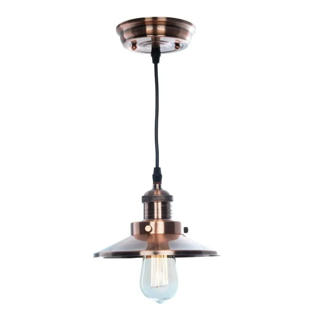 Holborn Lantern Pendant Ceiling Light - Brushed Copper product