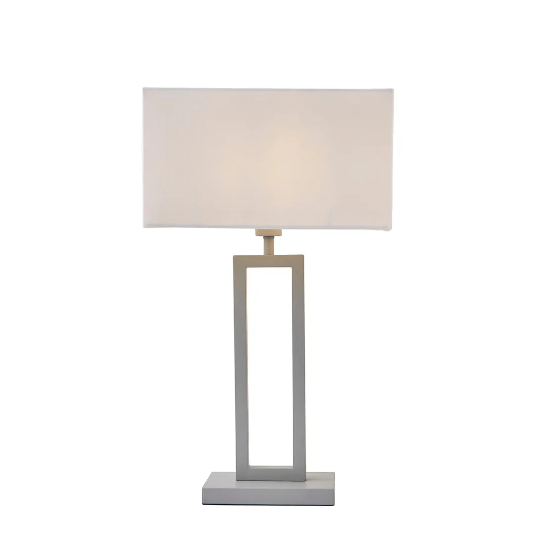 Imogen Table Lamp with In-Line Switch - Grey, Metal product