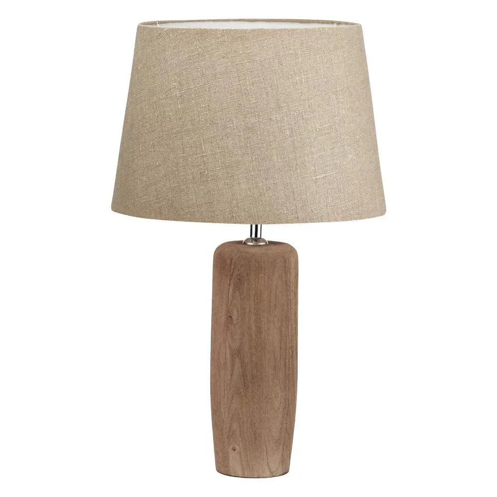 Inaya Table Lamp - Natural, Wood product