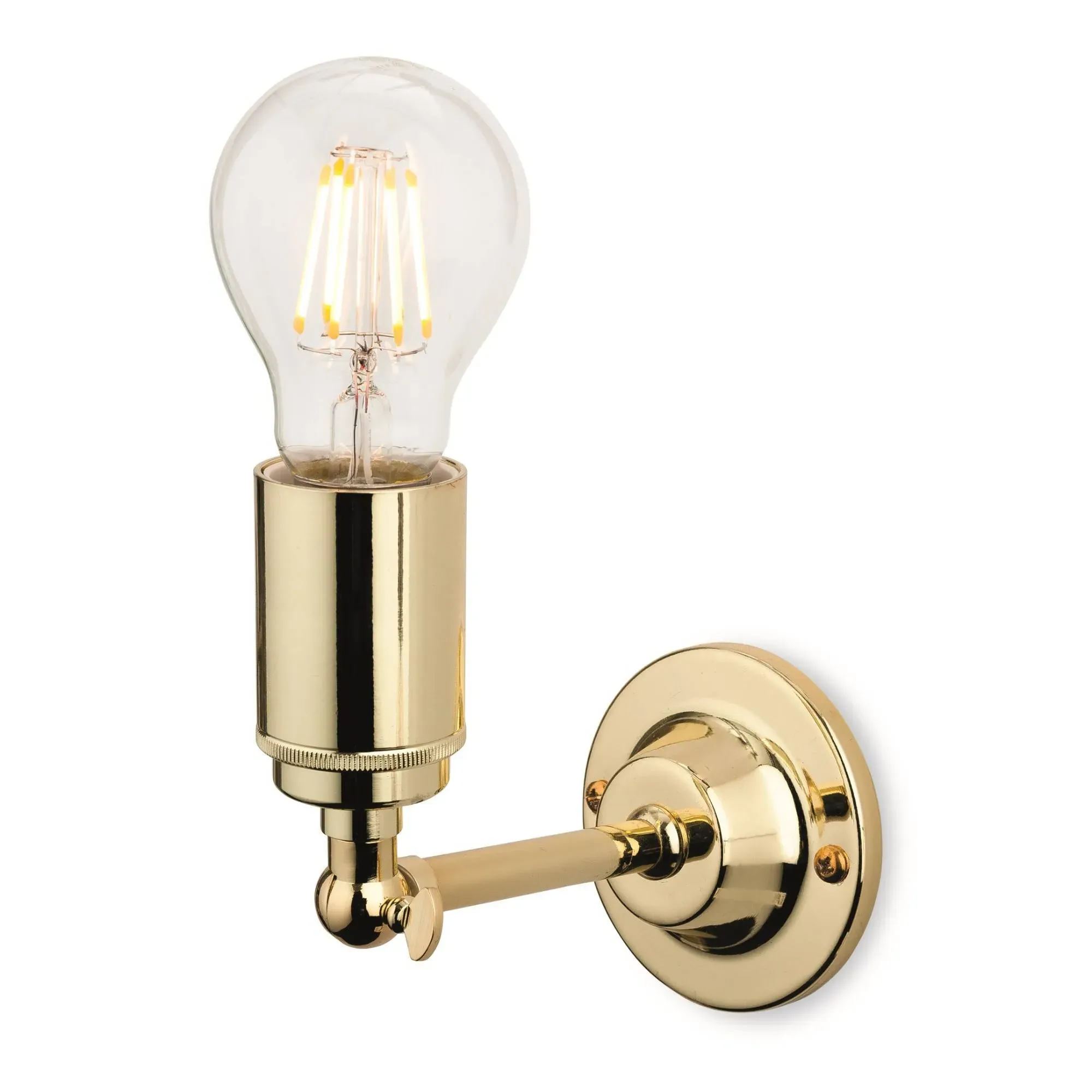 Indy 1 Light Wall Light - Polished Brass product