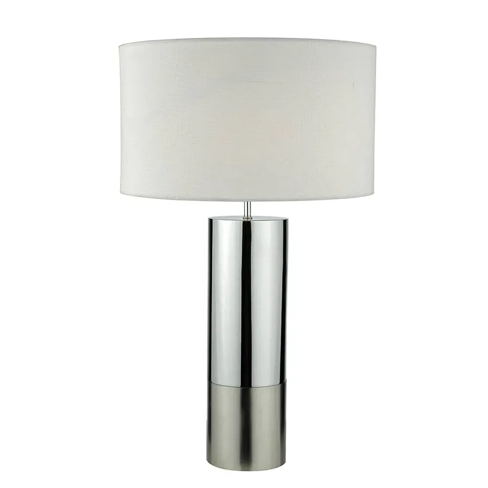 Ingleby Table Lamp with White Shade - Polished Chrome product