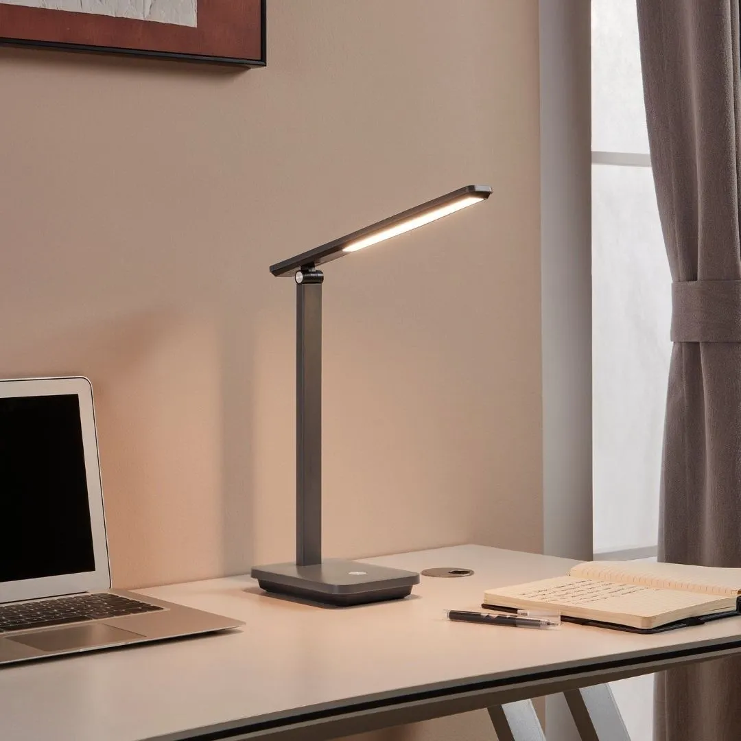 Iniesta Rechargeable Desk Lamp with Touch Dimmer - Grey product