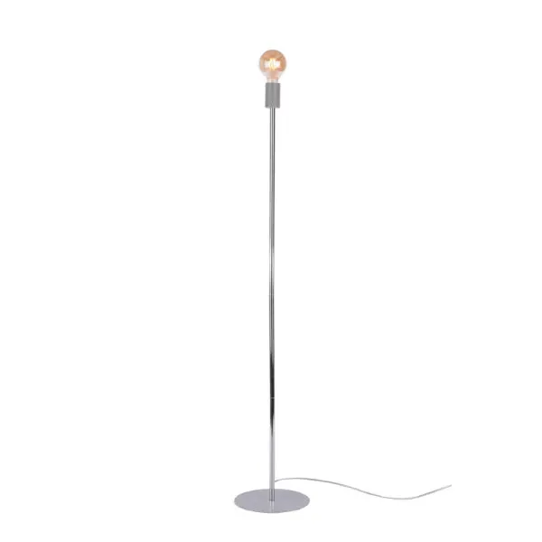 Innes Floor Lamp - Polished Chrome, Grey product