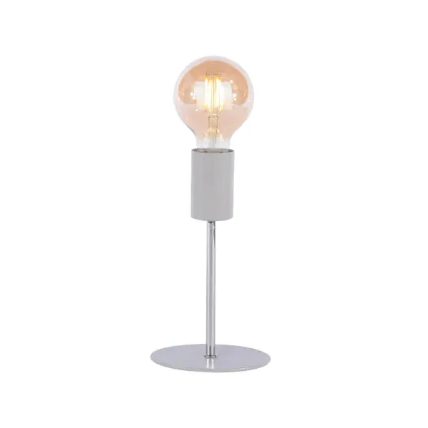 Innes Table Lamp - Polished Chrome, Grey product