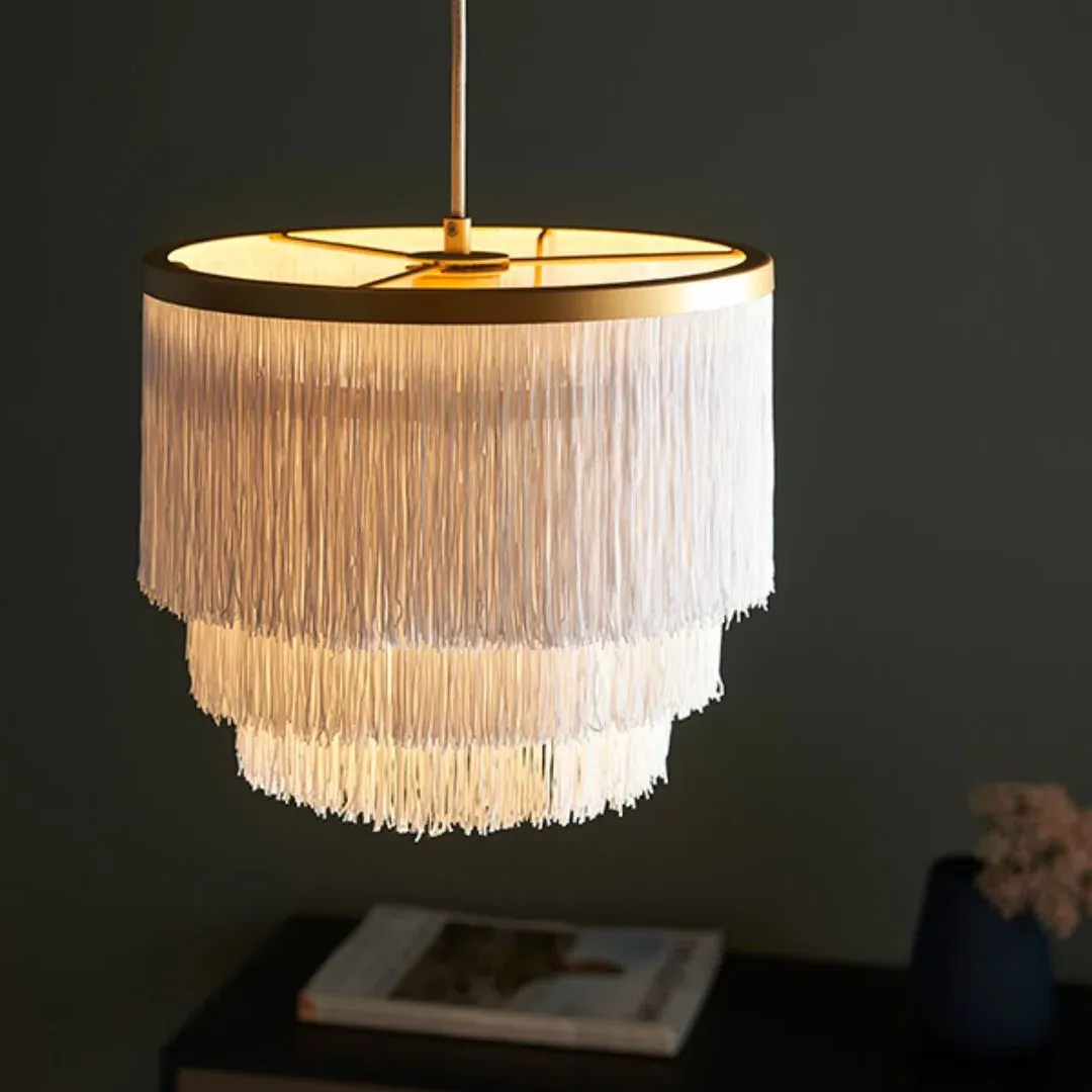 Itziar 1-Light Pendant Ceiling Light - White, Gold product