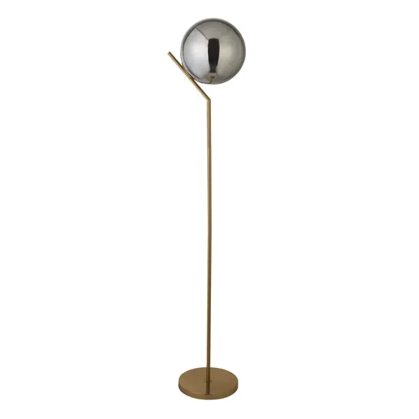 Jarmila Floor Lamp - Antique Bronze, Smoked Glass product