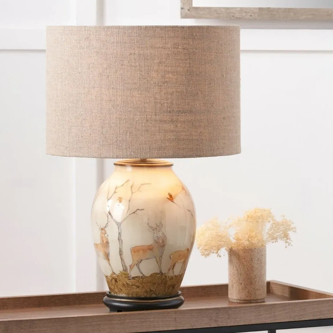 Jenny Worrall Deer Table Lamp - Champagne, Glass product