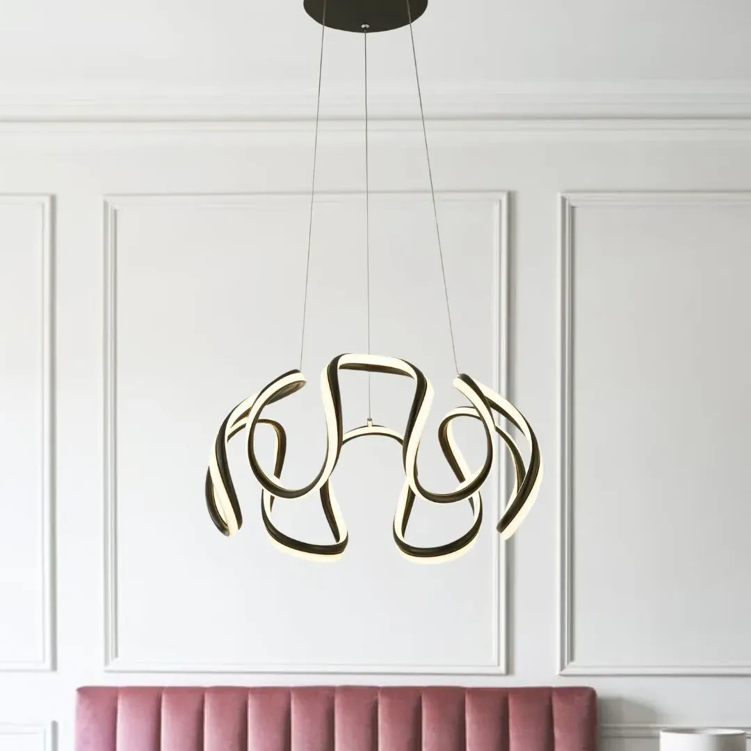 Jensen LED Ceiling Pendant - Black product