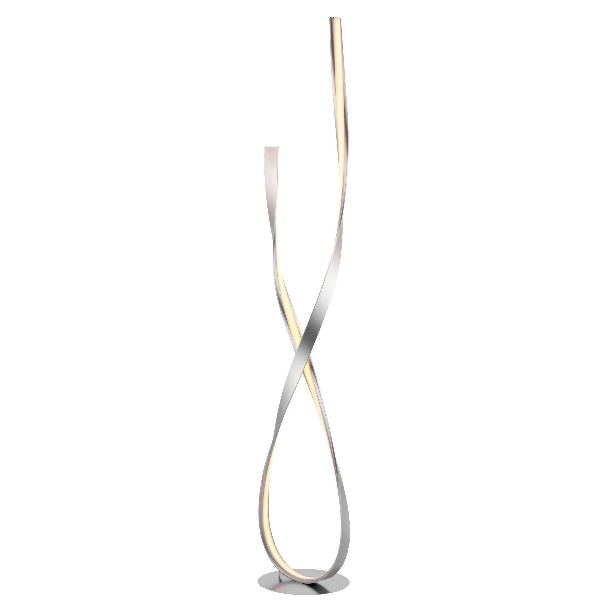 Jetta LED Floor Lamp - Satin Nickel product
