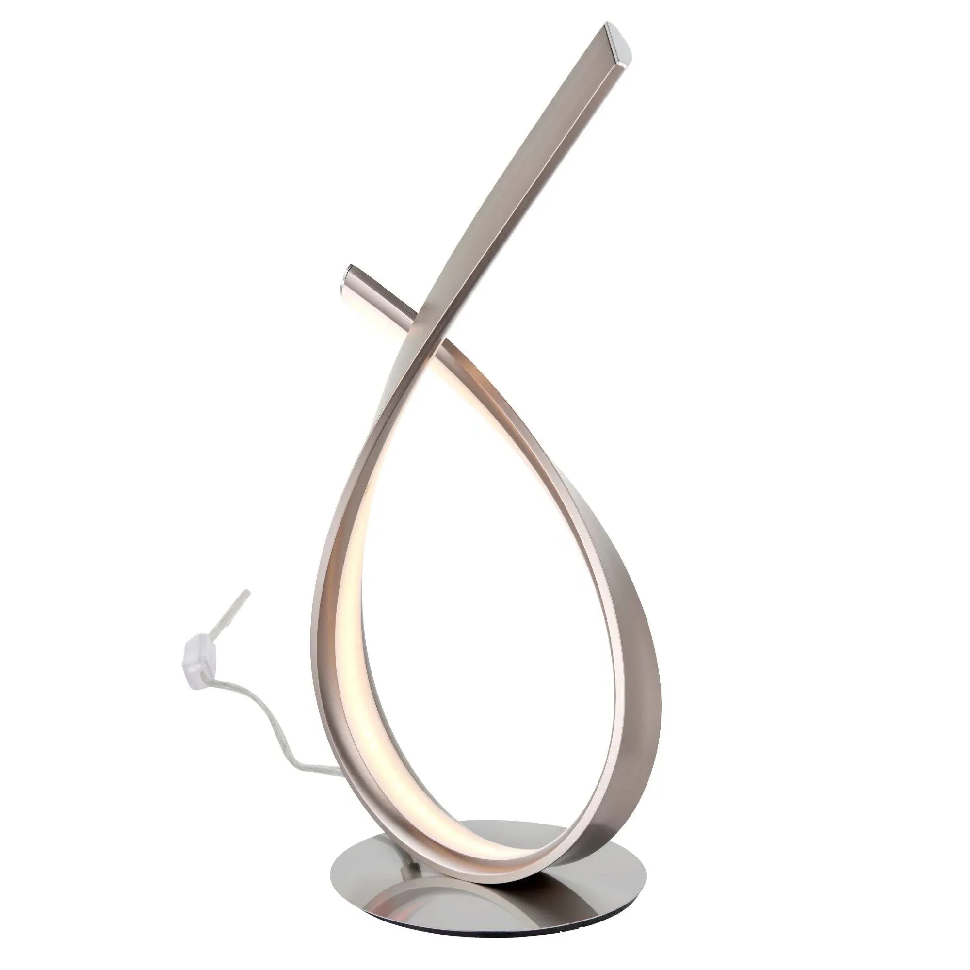 Jetta LED Table Lamp - Satin Nickel product