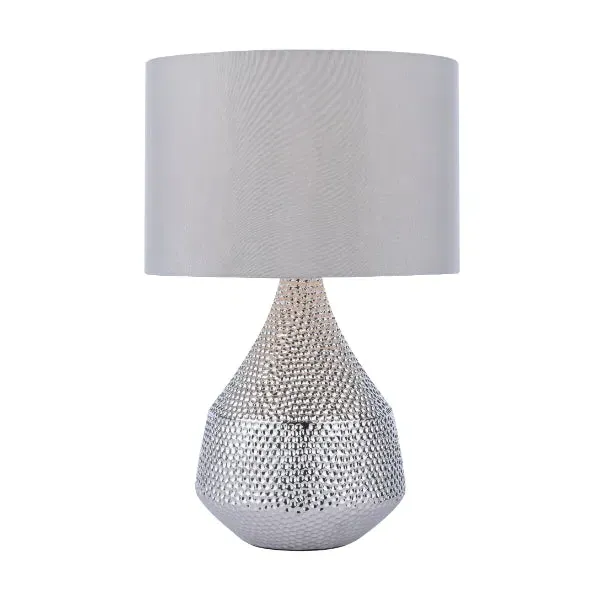Julietta Touch Table Lamp - Silver, Ceramic product
