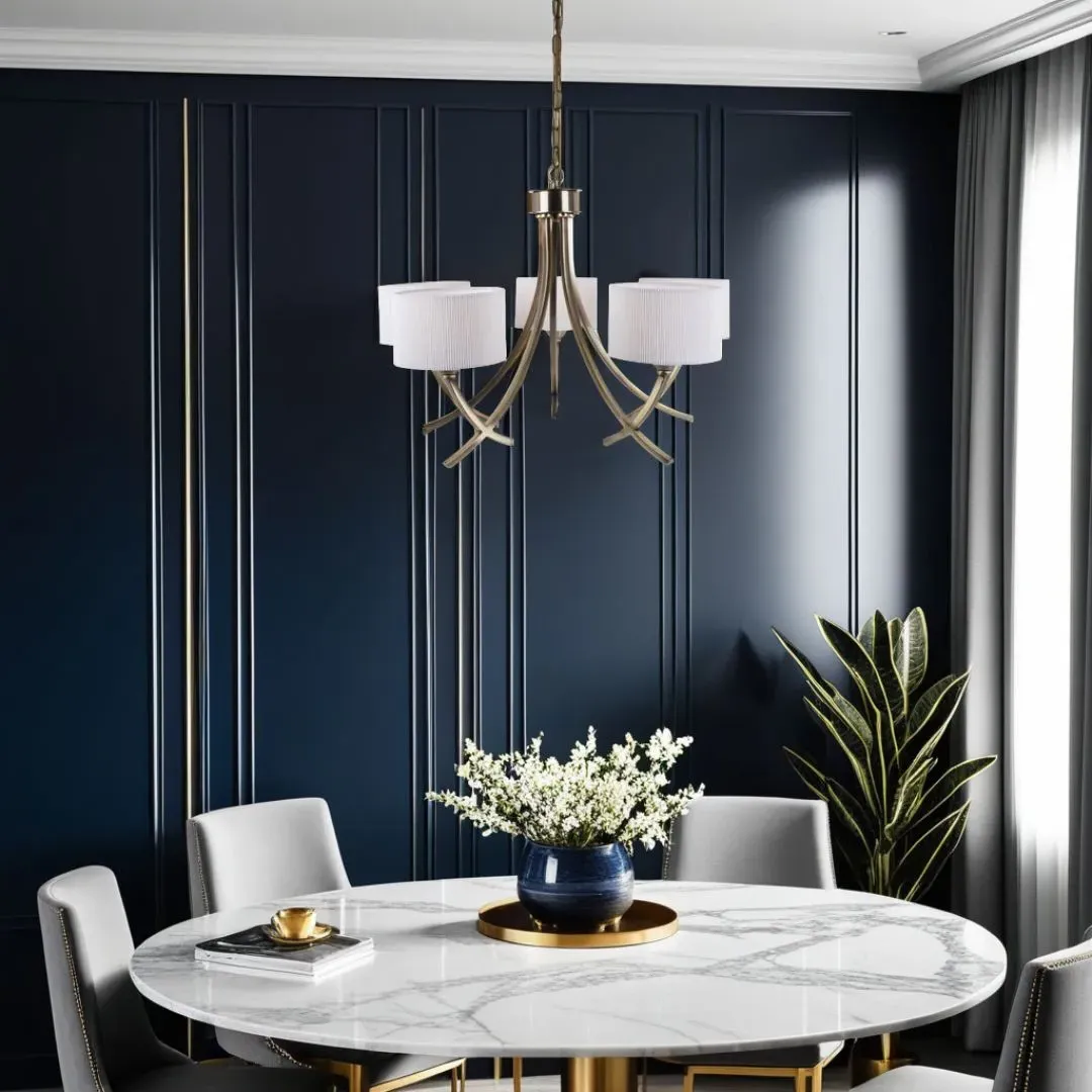 Justina 5-Light Chandelier - Antique Brass product