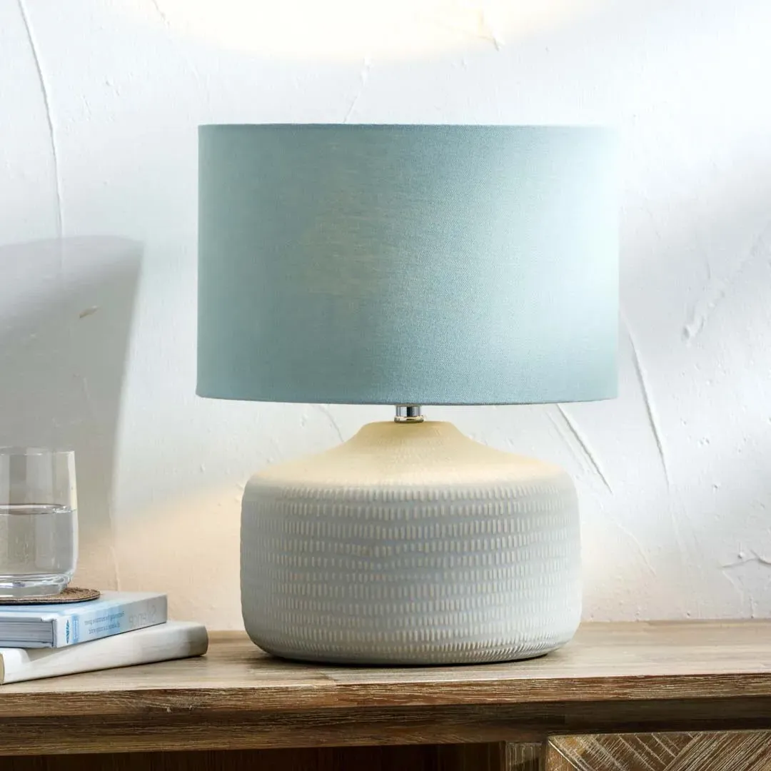 Kai Ceramic Table Lamp - Duck Egg product
