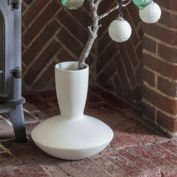Kami Vase - White, Stoneware product