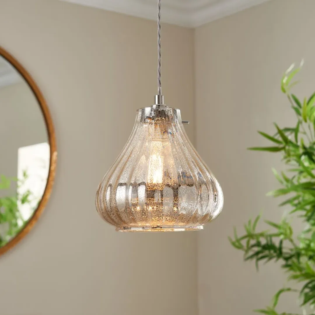 Keto Non-Electric Pendant Light Shade - Clear Glass product