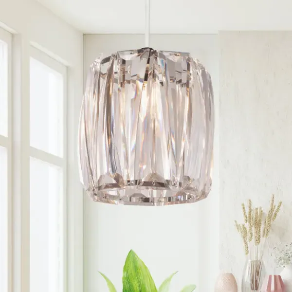 Kiara Pendant Light Shade - Chrome, Acrylic product